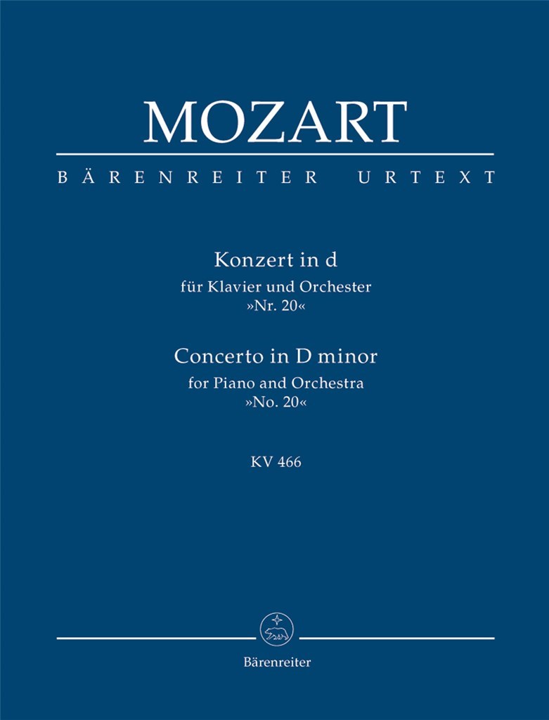Piano Concerto 20 KV466 Study score
